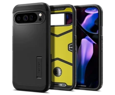 Google Pixel 9 Pro XL Spigen Tough Armor dėklas telefonui juodos spalvos