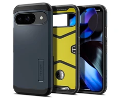 Dėklas Spigen Tough Armor, metal slate – Google Pixel 9 Pro/Pixel 9
