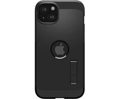 Apple iPhone 15 Spigen Tough Armor Mag MagSafe telefono dėklas juodos spalvos