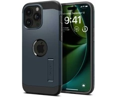 Spigen Tough Armor (MagFit) dėklas skirtas Apple iPhone 15 Pro Max, spalva - Metal Slate