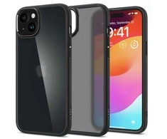 Spigen Ultra Hybrid Matte dėklas skirtas Apple iPhone 15 Plus, spalva - Frost Black