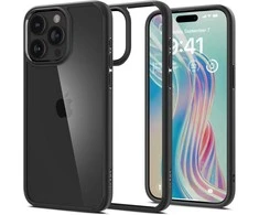 Spigen Ultra Hybrid dėklas skirtas Apple iPhone 15 Pro, spalva - Matte Black