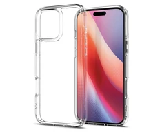 Spigen Ultra Hybrid iPhone 16 Pro – dėklas telefonui skaidrus