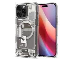 Spigen Ultra Hybrid Mag MagSafe – dėklas skirtas Apple iPhone 16 Pro Max Zero One Natural Titanium
