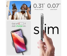 Spigen dėklas ULTRA HYBRID MAG compatible su MagSafe skirtas Apple iPhone 16 Plus juodos spalvos
