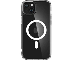 Spigen Ultra Hybrid (MagFit) dėklas skirtas Apple iPhone 15, spalva - Balta