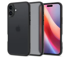 Dėklas Spigen Ultra Hybrid, frost juodos spalvos – Apple iPhone 16