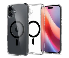 Spigen Ultra Hybrid MagSafe Apple iPhone 16 – dėklas telefonui juodos spalvos