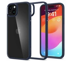 Spigen Ultra Hybrid dėklas skirtas Apple iPhone 15, spalva - Navy Blue