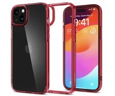 Spigen Ultra Hybrid dėklas skirtas Apple iPhone 15 Plus, spalva - Red Crystal
