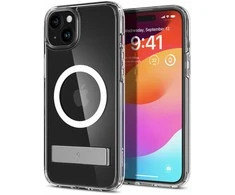 Spigen Ultra Hybrid S (MagFit) dėklas skirtas Apple iPhone 15 Plus, spalva - Crystal Clear