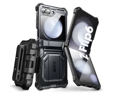 Samsung Galaxy Z Flip6 Supcase IBLSN ArmorBox dėklas telefonui juodos spalvos
