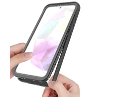 Tech-Protect Defense Samsung Galaxy A36 / A56 5G – dėklas telefonui juodos spalvos
