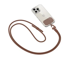Dirželis telefonui Tech-Protect C5S Rope Crossbody Strap – rudos spalvos