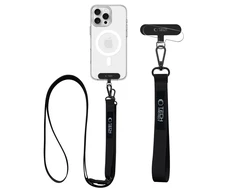 Dėklas Tech-Protect C65 Rope Crossbody Leash - Juodas