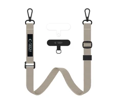 Tech-Protect C65 Rope Crossbody Leash - rusvai gelsvas