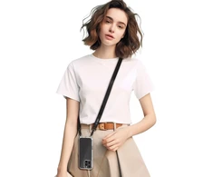 Dėklas Tech-Protect C65 Rope Crossbody Leash - Juodas