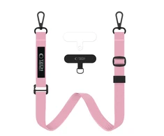 Tech-Protect C65 Rope Crossbody Leash - Rožinė