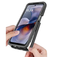 „Tech-Protect“ apsauginis dėklas, skirtas Motorola Moto G15 / G15 Power / G05 / E15 - Juodas