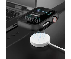 Tech-Protect Defense360 Apsauginis stiklas Apple Watch 10 (46mm) – juodos spalvos