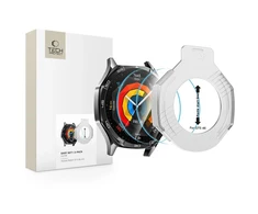 „Tech-Protect Easy Set+“ 2 grūdinto stiklo pakuotė, skirta „Huawei Watch GT 5 46 mm“ – skaidri.