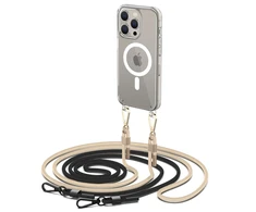 Tech-Protect FlexAir Chain MagSafe Apple iPhone 15 Pro – dėklas telefonui juodos spalvos and beige