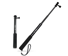 Tech-Protect GA100 Monopad &amp; Selfie Stick for GoPro / DJI - Juodas