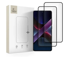 LCD apsauginis stikliukas Tech-Protect Glass Fit+ 2 vnt. Xiaomi Poco X7 Pro juodas