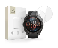 Spigen Tech-Protect Glass Fit+ 2-pack apsauginis stiklas skirtas Garmin Fenix 8 51mm – skaidrus
