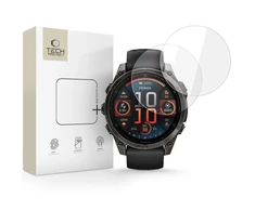 Tech-Protect Glass Fit+ 2-pack apsauginis stiklas skirtas Garmin Fenix 8 47mm – skaidrus