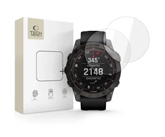 Spigen Tech-Protect Glass Fit+ 2-pack apsauginis stiklas skirtas Garmin Fenix 7 / 7 Pro – skaidrus