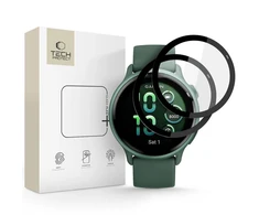 Tech-Protect Glass Flex+ 2-pack hybrid glass for Garmin Vivoactive 6 – juodos spalvos
