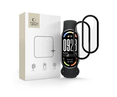 Tech-Protect Glass Flex+ 2-pack hybrid glass skirtas Xiaomi Smart Band 10 / 10 NFC – juodos spalvos