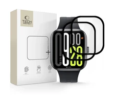 „Tech-Protect Glass Flex+ Hybrid Glass“ 2 vnt. pakuotė, skirta „Xiaomi Redmi Watch 5“ ir „Juodas“ laikrodžiui