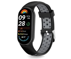 Tech-Protect apyrankė IconBand Air Xiaomi Smart Band 8 / 9 / 10 / NFC juodos spalvos/pilkos spalvos