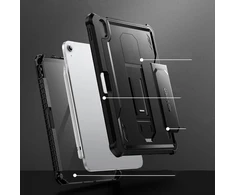 Tech-Protect Kevlar Pro Apple iPad 10.9” 10 / 2022 / 11” 11 / 2025 – dėklas planšetiniam kompiuteriui juodos spalvos