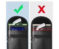 Tech-Protect KLR100 RFID Blocking Car Key - dėklas juodos spalvos