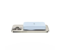 Tech-Protect LifeMag PB11 Powerbank su MagSafe 10000mAh 15W USB-C port – mėlynos spalvos + USB-C kabelis