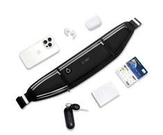 TECH-PROTECT M3 UNIVERSAL SPORT WAIST BAG dėklas telefonui juodos spalvos