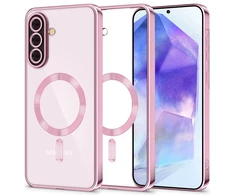 Tech-Protect MagFlex MagSafe Dėklas skirtas Samsung Galaxy A56 5G – skaidrus rožinės spalvos