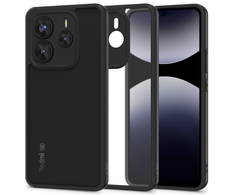 Tech-Protect MagMat Xiaomi Redmi Note 14 5G - Matte dėklas telefonui juodos spalvos