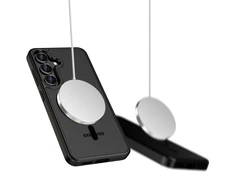 Dėklas Tech-Protect Magmat Magsafe do Galaxy S25 juoda matinė