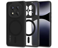 Tech-Protect MagMat MagSafe Xiaomi Redmi Note 14 Pro+ 5G – matte dėklas telefonui juodos spalvos