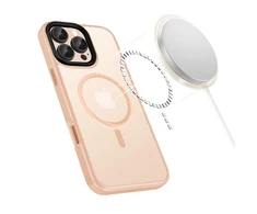 Tech-Protect MagMat MagSafe Apple iPhone 16 Pro Max – dėklas telefonui rožinės spalvos
