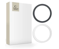 Dėklas Tech-Protect MagMat MagSafe magnetic ring universal – juodos spalvos / sidabrinės spalvos (2 pcs.)
