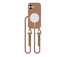 Tech-Protect MagNecklace MagSafe with Lanyard Apple iPhone 16 – dėklas telefonui rudos spalvos