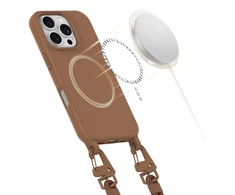 Tech-Protect MAGNECKLACE MagSafe Apple iPhone 16 Pro dėklas telefonui rudos spalvos