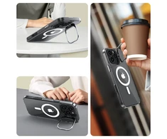 Tech-Protect MagStand MagSafe dėklas skirtas Apple iPhone 16 Pro – skaidrus