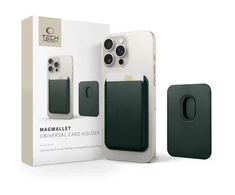Tech-Protect MagWallet Magsafe dėklas su universalia magnetine kortele arba ID laikikliu – žalias