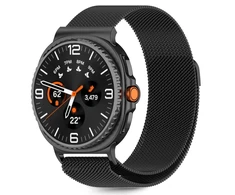 Tech-Protect MilaneseBand skirta Samsung Galaxy Watch 40/44/46 mm – juodos spalvos